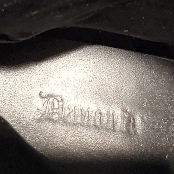 DEMONIA PATENT STACK PLATFORM BOOTS - Picture 5 of 16